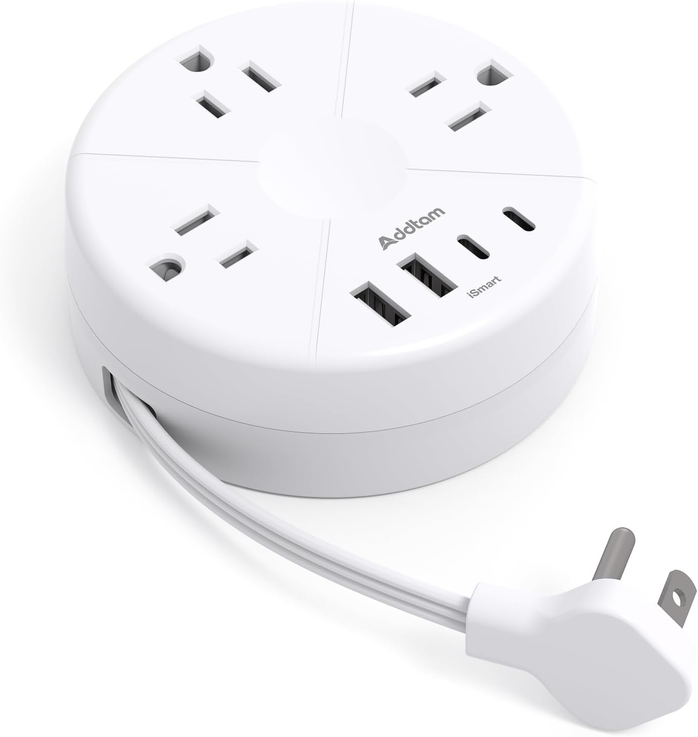 Regleta alimentación crucero 5ft 3 tomacorrientes 4 USB