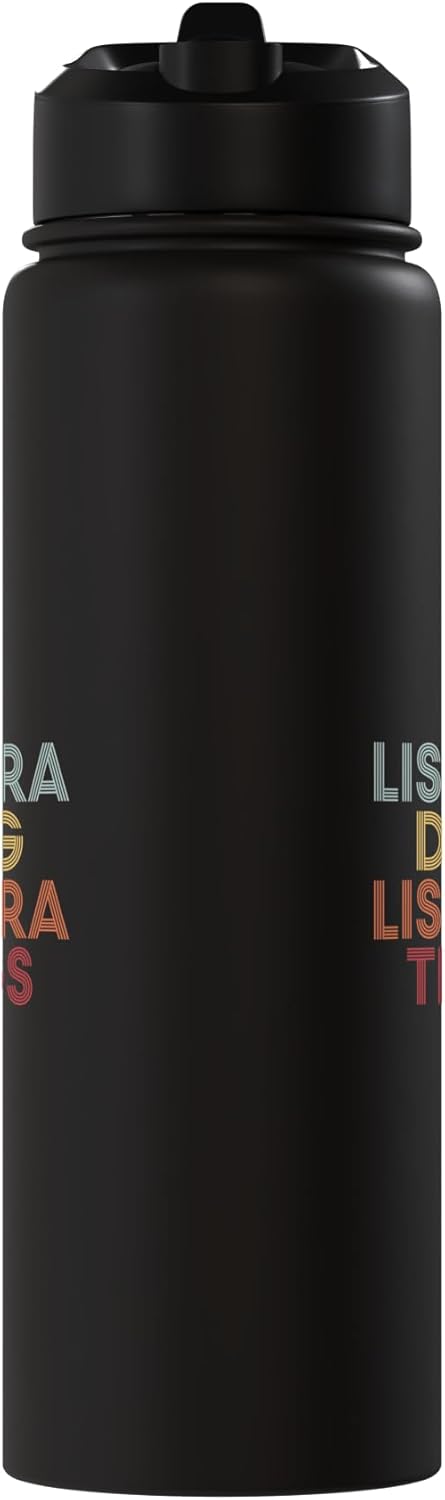 Botella agua acero inox personalizada con nombre