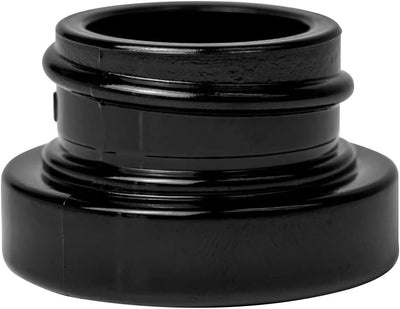 200 Frascos Vidrio Negro 0.17oz Tapas Negras Niños