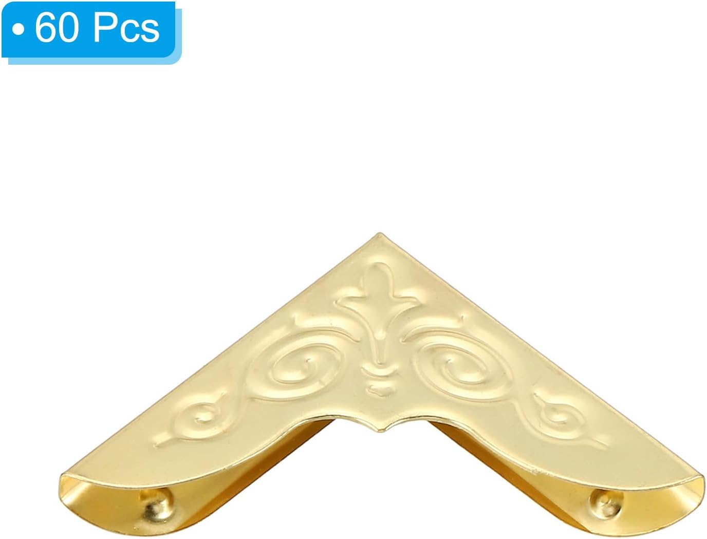 Esquinas metal protector libro 1.181pulg 60 piezas tono retro