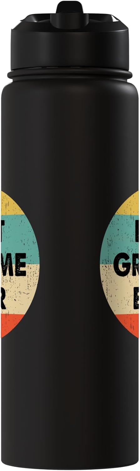 Botella agua acero inox aislada Graeme Name