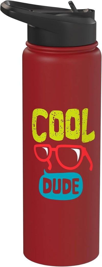 Botella de agua acero inoxidable aislada Cool Dude