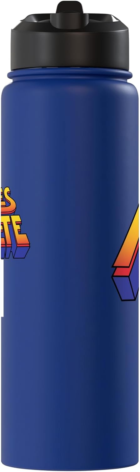 Botella agua acero inox aislada Heroes