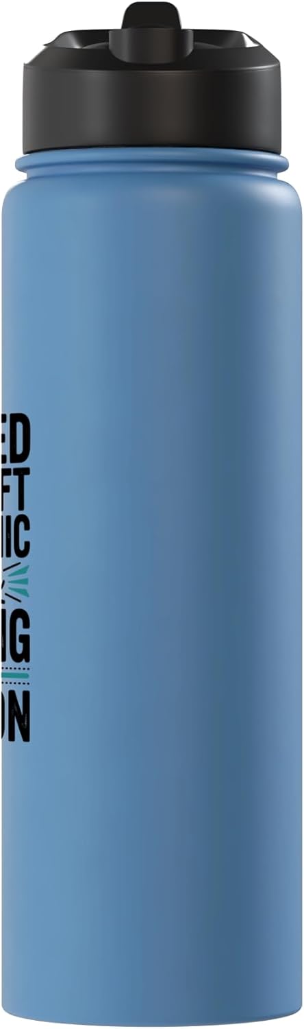 Botella agua acero inox aislada para ex mecánico avión
