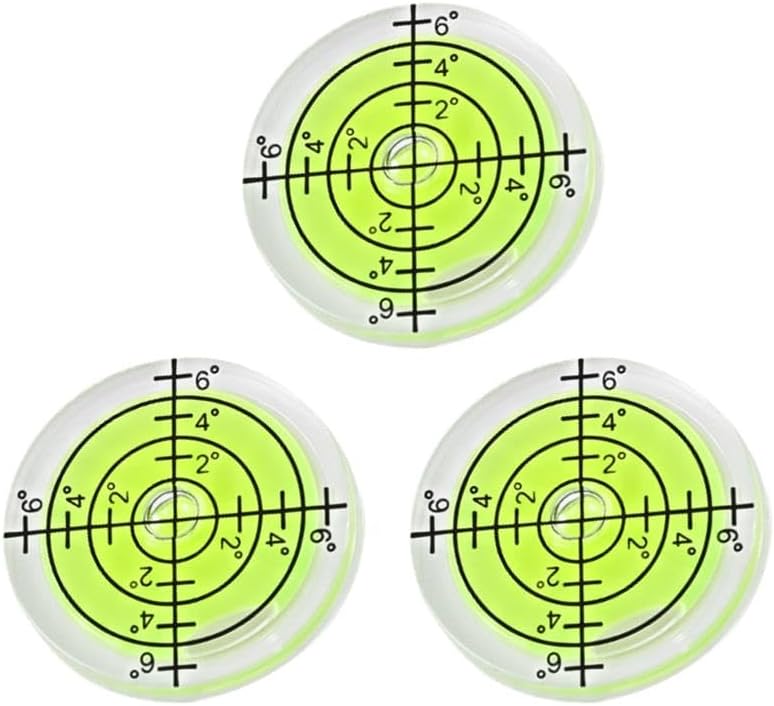 Paquete 3 niveles burbuja circular alta precision