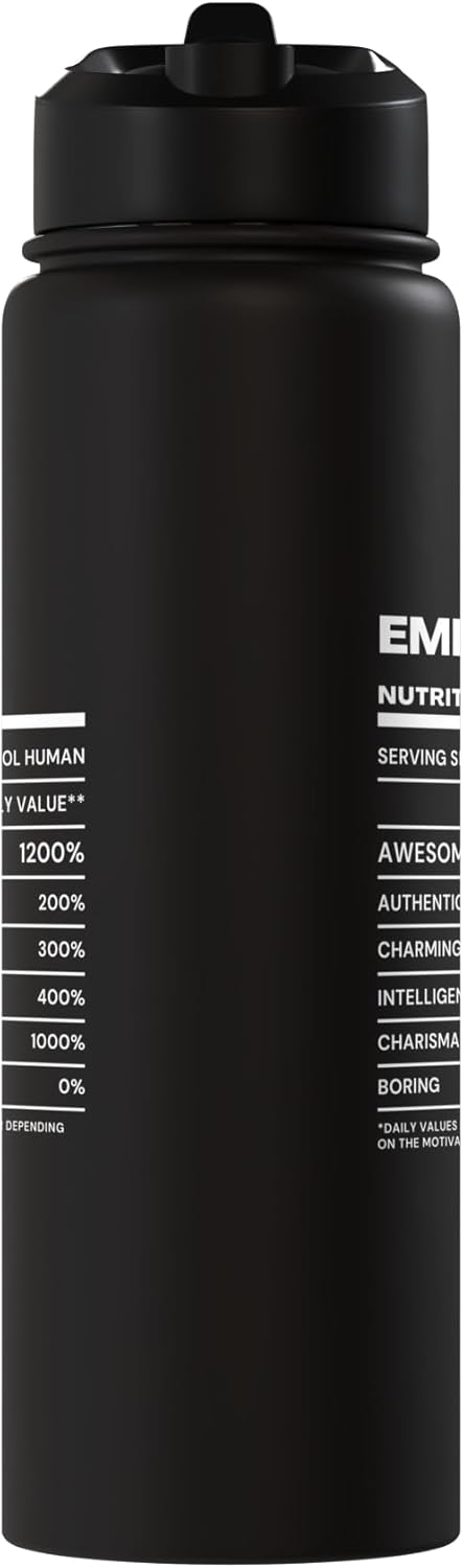 Botella de agua acero inoxidable aislada Emir Nutrition