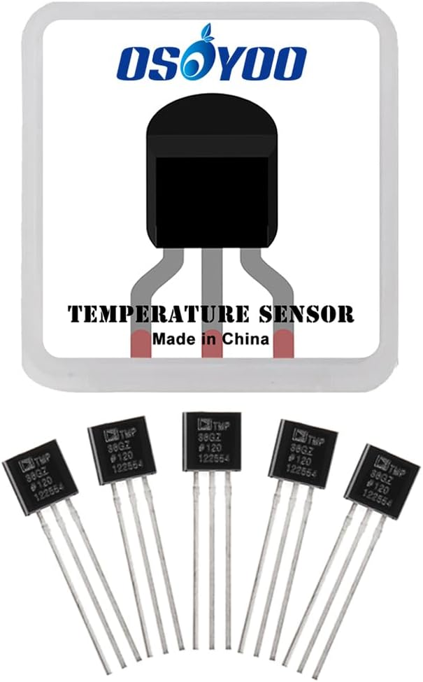 5 Pzas Sensor Temperatura TMP36 para Arduino