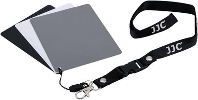Juego tarjetas PVC 4x5.2pulg incluye gris 18% y blanca
