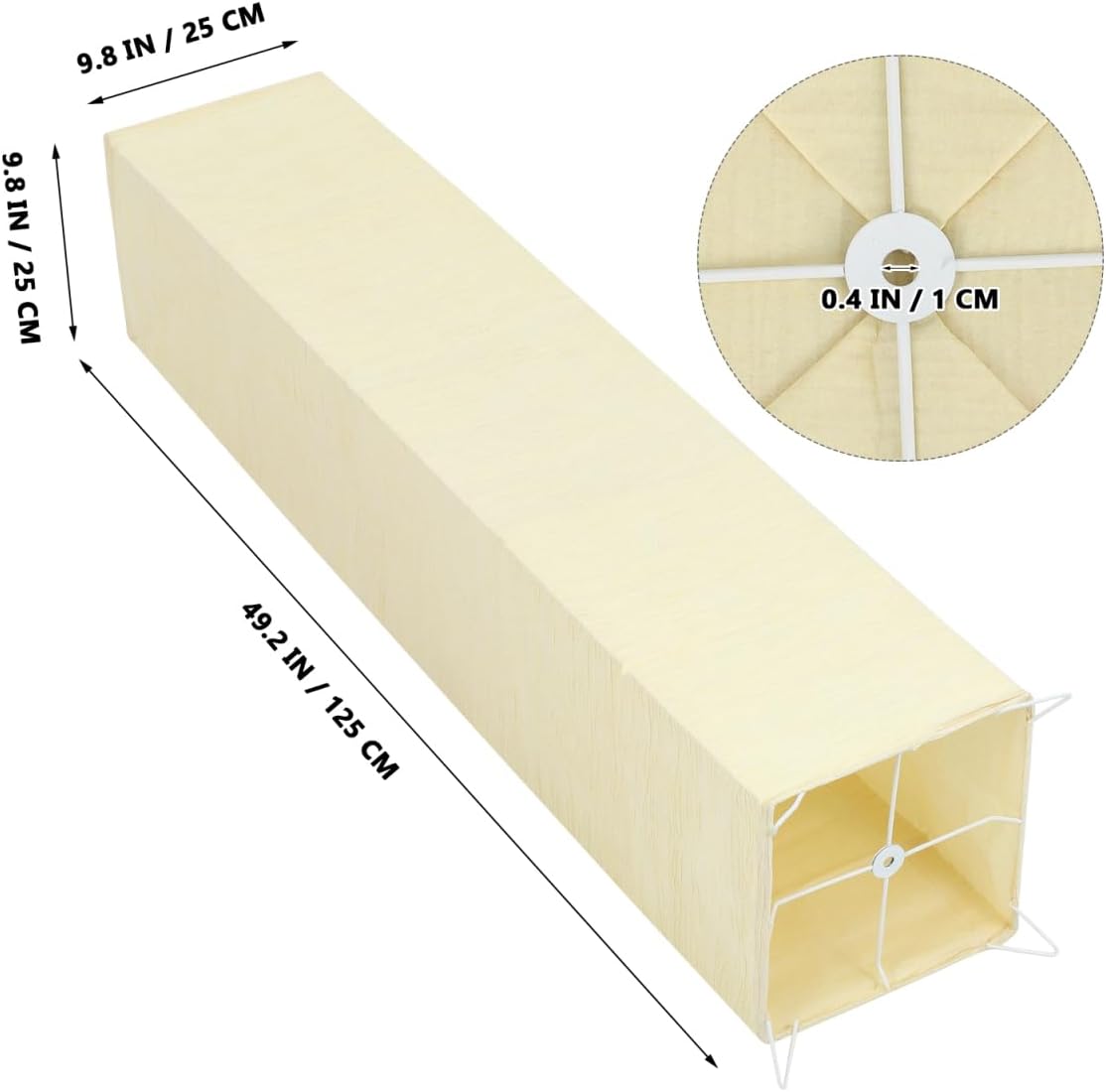 Cubierta lámpara pie papel plegable repuesto decorativo