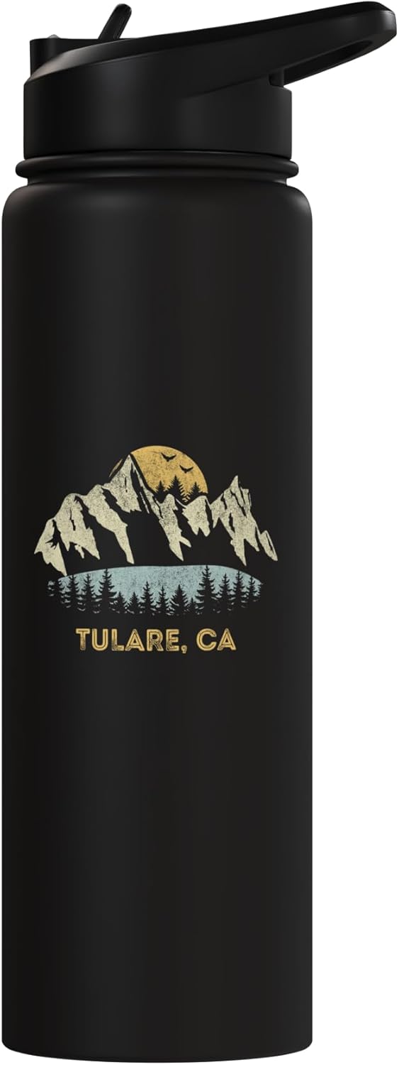Botella agua acero inox aislada Tulare CA