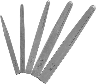 Set 5 Extractores S Rectos Estriados para Perros Rotos