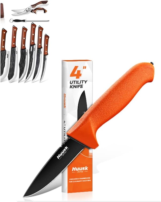 Set Cuchillos Carne Huusk con Cuchillo Caping