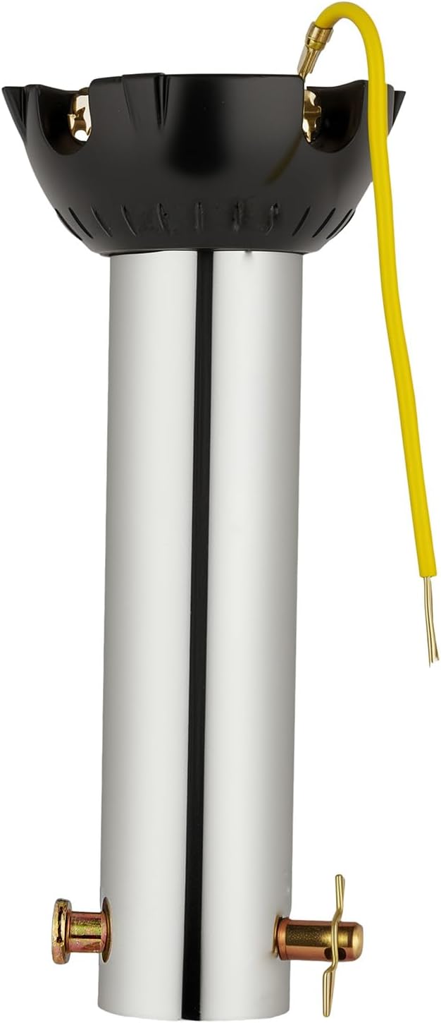 Barra extensión ventilador techo varilla con cabeza esférica 1pulg