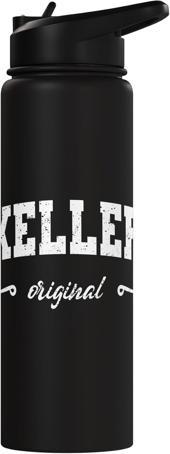 Botella de agua acero inoxidable Keller Texas Retro