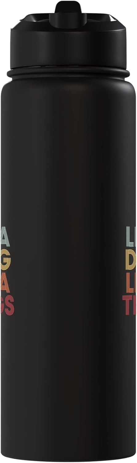 Botella agua acero inox personalizada nombre Leona