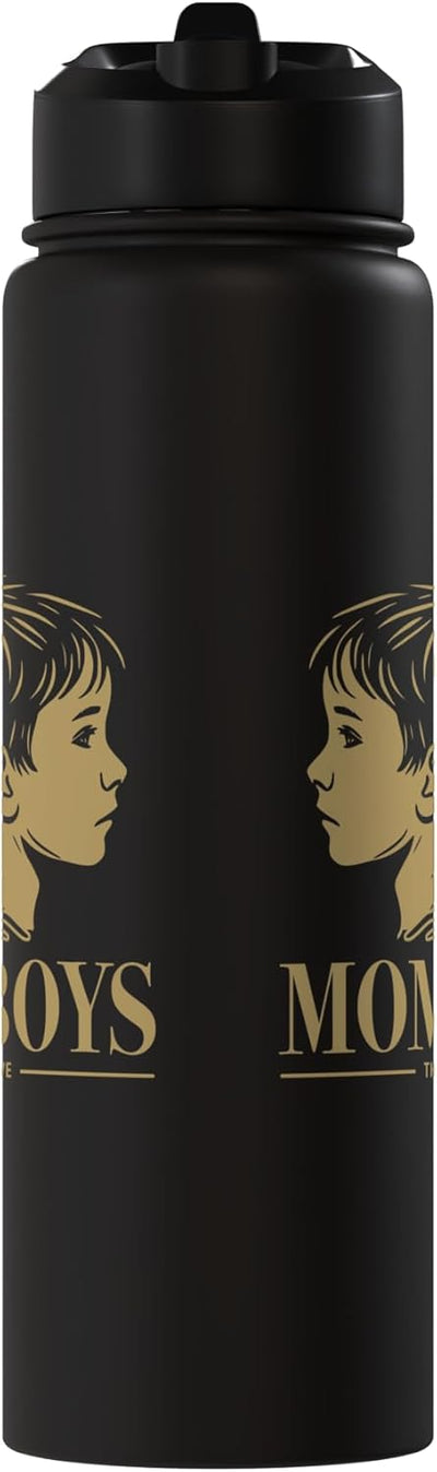 Botella de agua aislada para mamá orgullosa de sus hijos de acero inoxidable