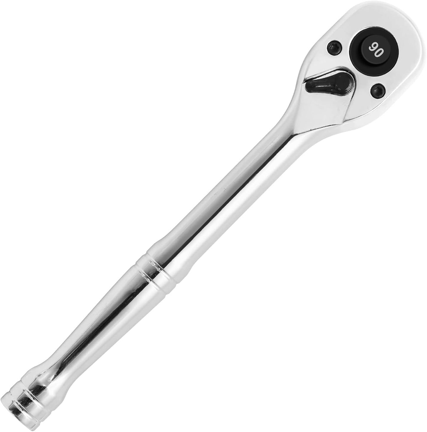 Llave trinquete reversible 1/4pulg 90 dientes cromada