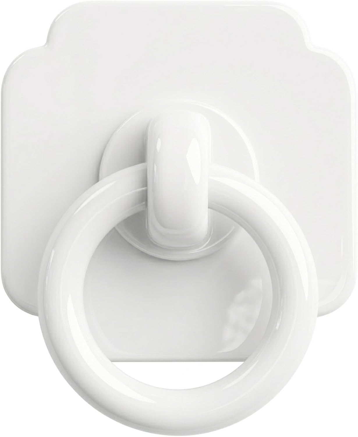 Tiradores anillo blanco satinado pomo cajón vintage