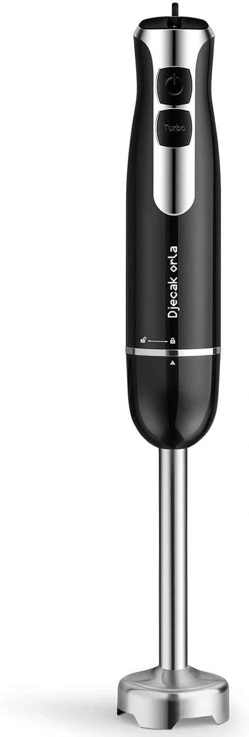 Batidora de mano inmersión 700 W 20 velocidades color negro