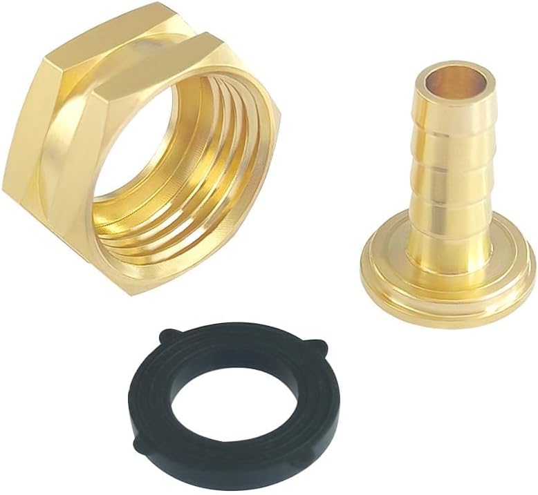 Kit reparación manguera 3/8pulg conector latón abrazaderas