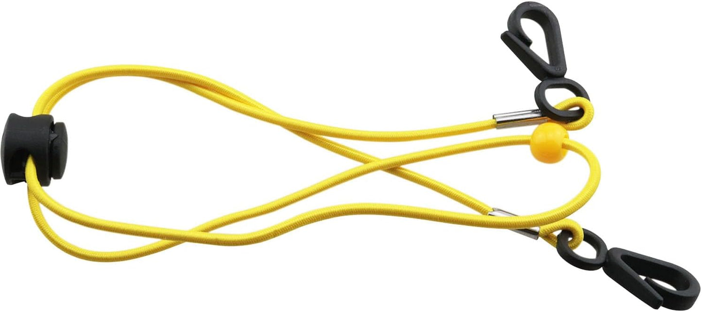 4 Correas Extensión Algodón Elástico Ajustable Blanco Amarillo