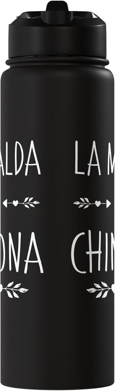 Botella de agua aislada de acero inoxidable Mafalda Mas Chingona
