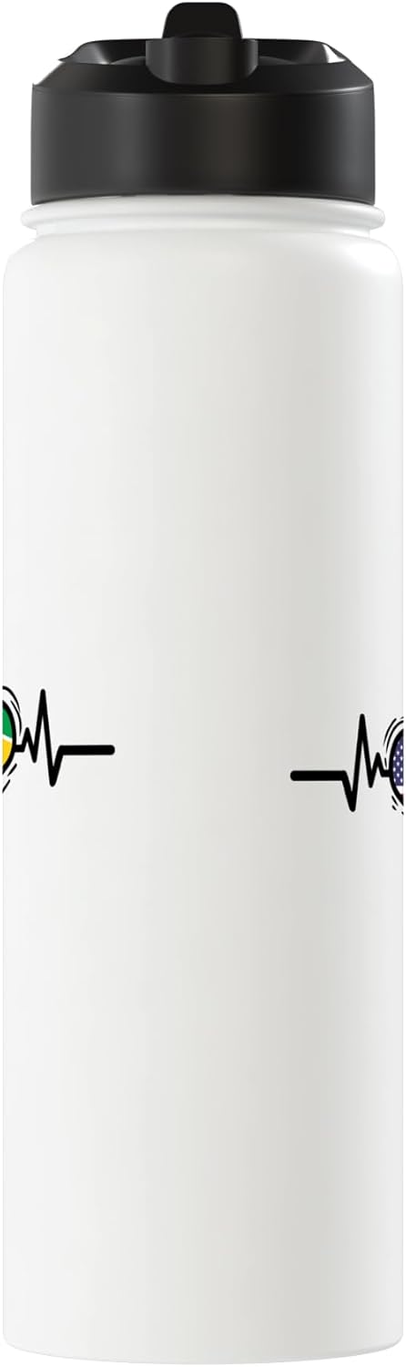 Botella agua acero inox aislada Guyana