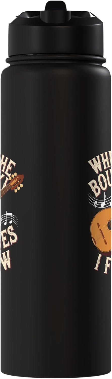 Botella térmica acero inox para músico bouzouki