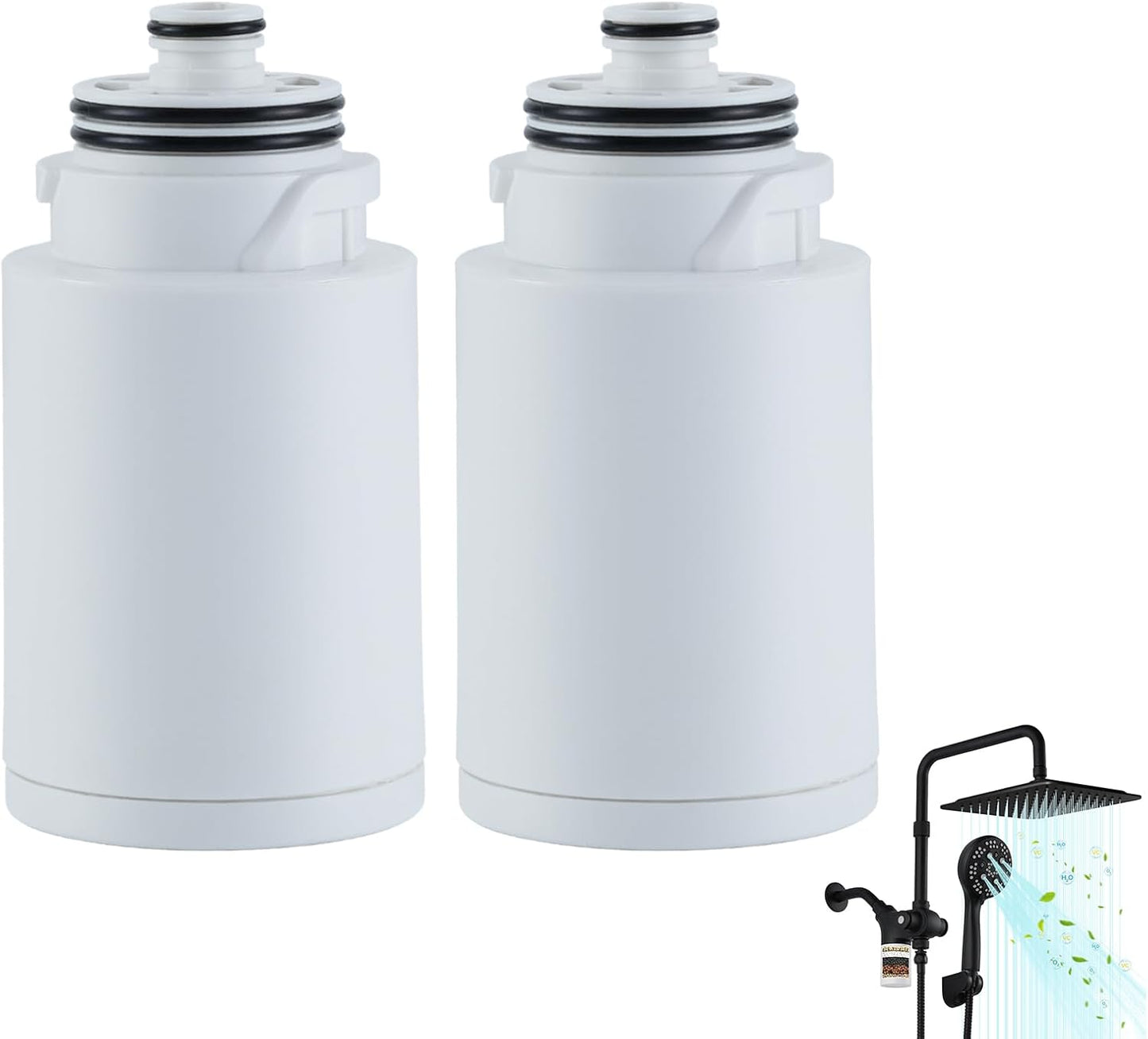 Cabezal ducha doble 10pulg cartucho filtro multiple