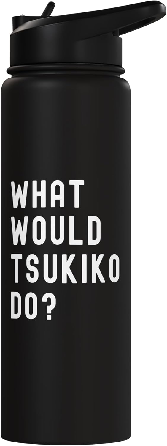 Bottella de agua acero inoxidable aislada What Would Tsukiko Do