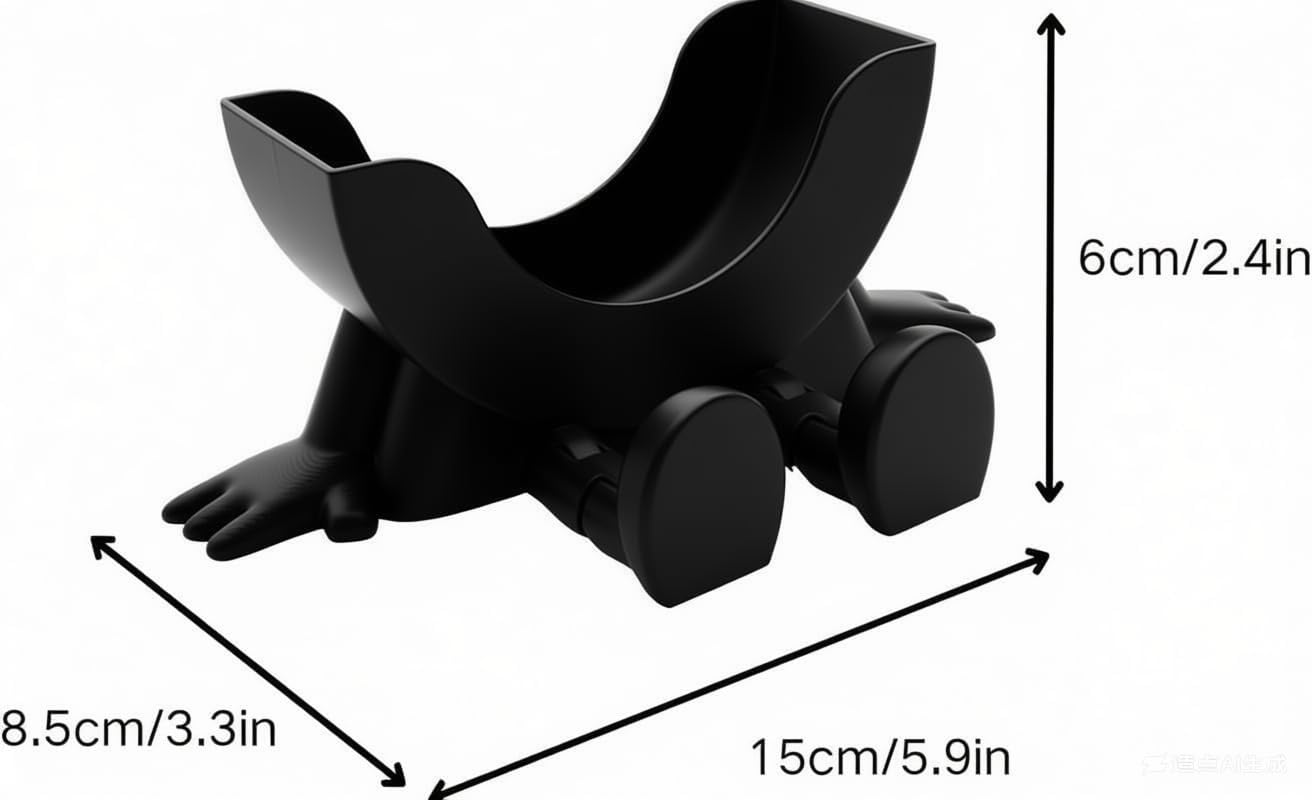 Soporte esponja colgante drenaje 3D para fregadero negro