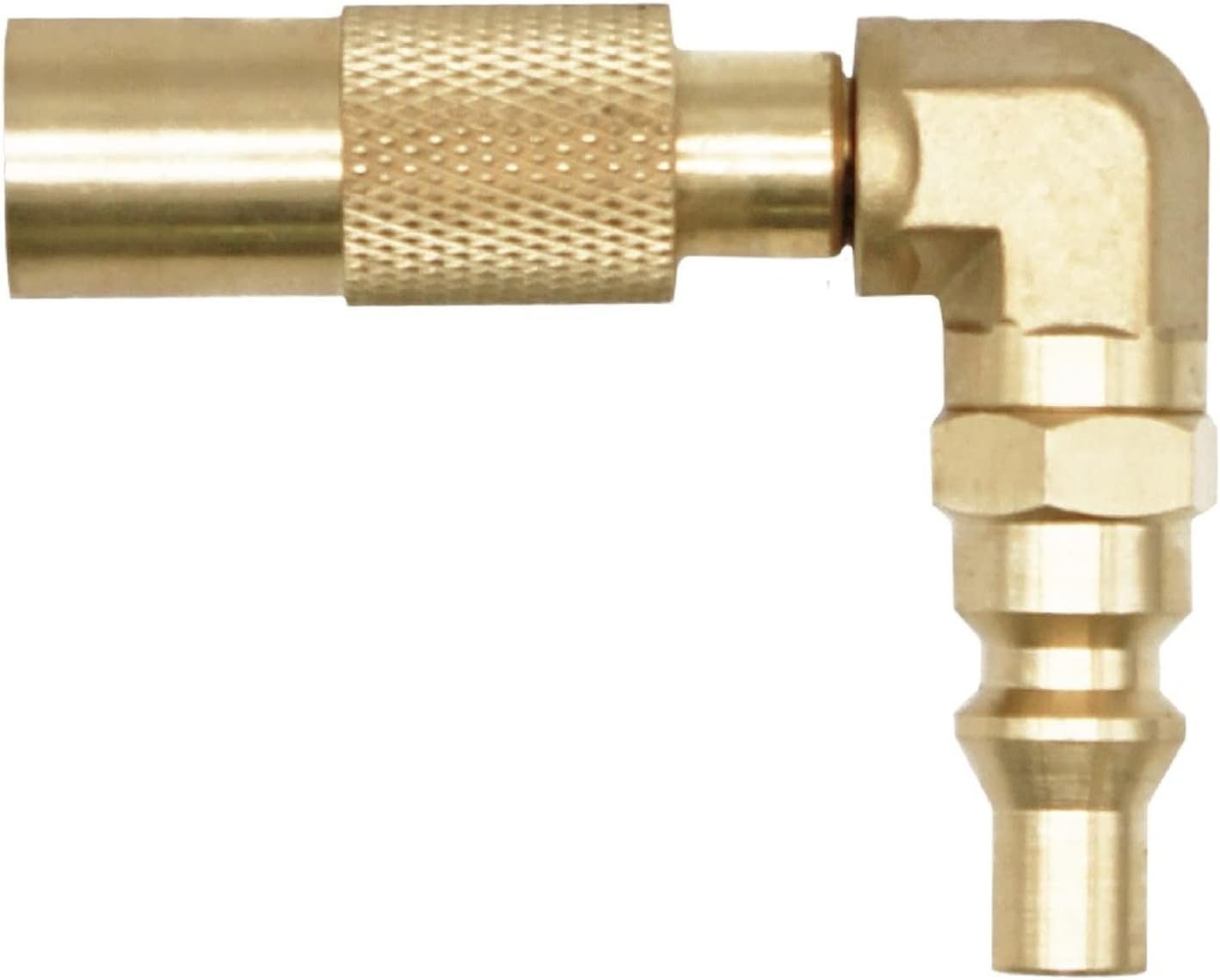 Adaptador codo conexión rápida propano parrilla 17-22pulg