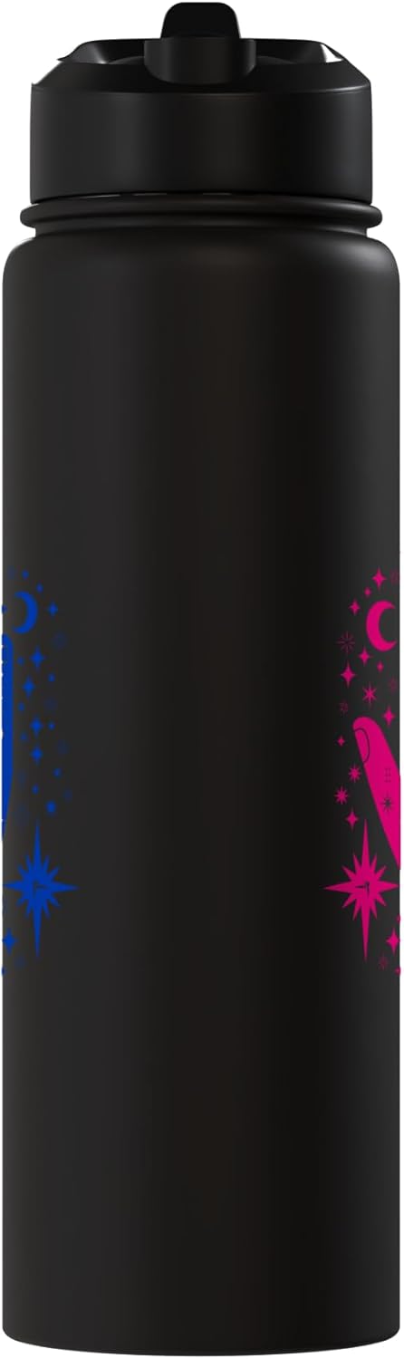 Botella de agua aislada de acero inoxidable Mystic Hand & Eye Bi-Pride