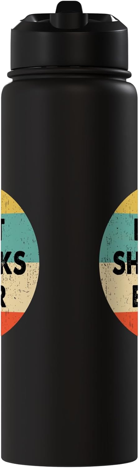 Botella de agua aislada de acero inoxidable Shanks Name