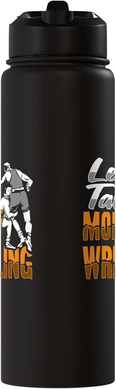Botella agua acero inox térmica para luchador