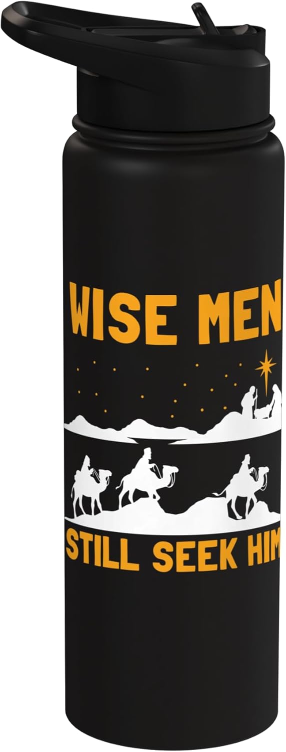 Vaso térmico acero inox para Navidad con mensaje cristiano