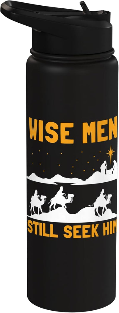 Vaso térmico acero inox para Navidad con mensaje cristiano