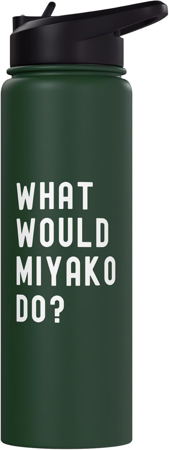 Bottella de agua aislada de acero inoxidable What Would Miyako Do