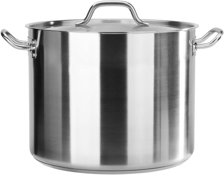 Olla Acero Inox 32qt Con Tapa
