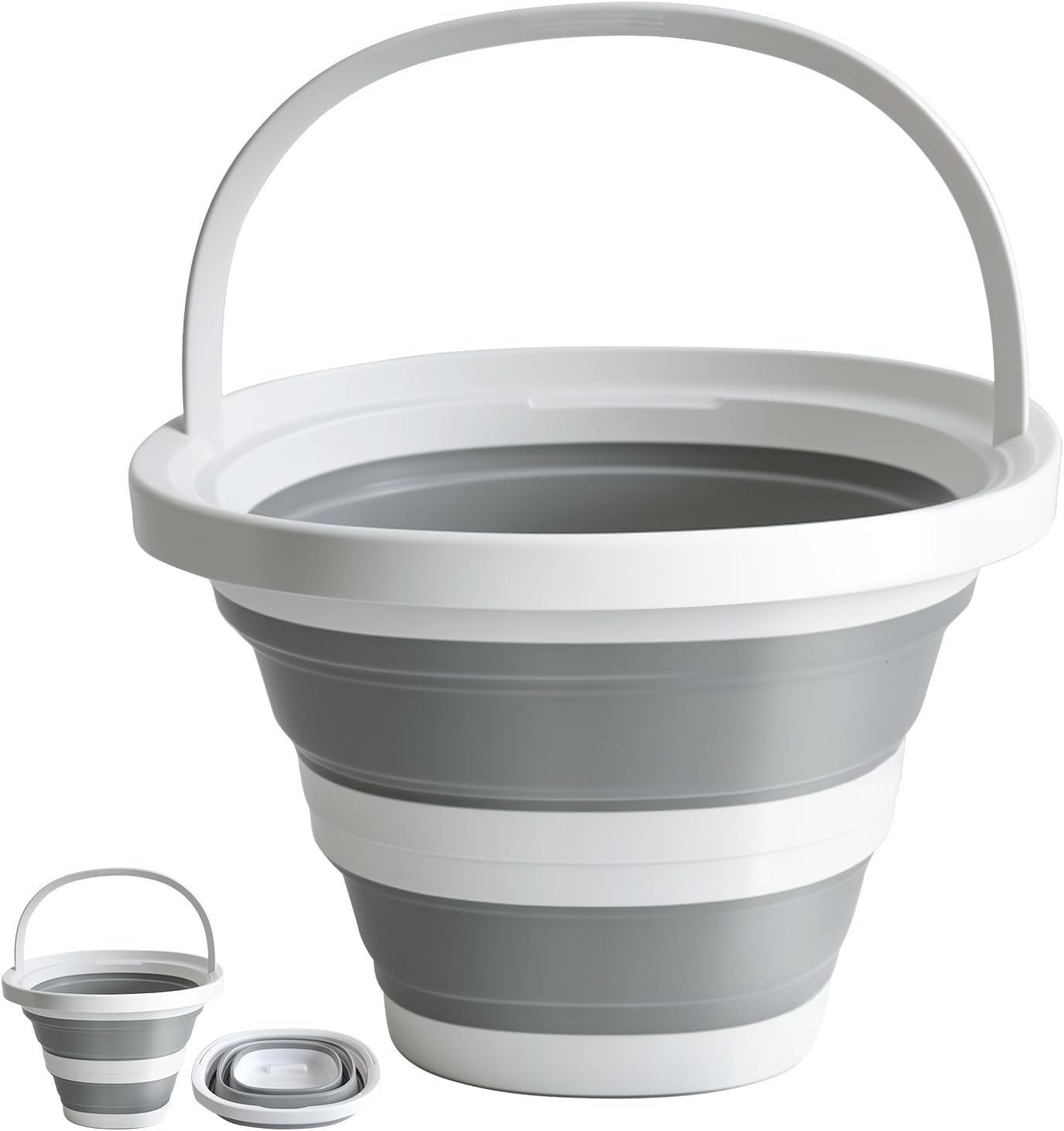 Cubo plegable 10L 2.6gal para lavado auto pesca y limpieza