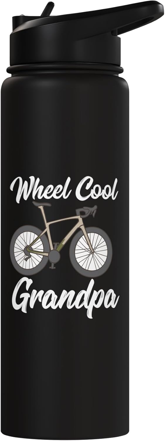 Botella de agua acero inoxidable aislada para ciclismo BMX