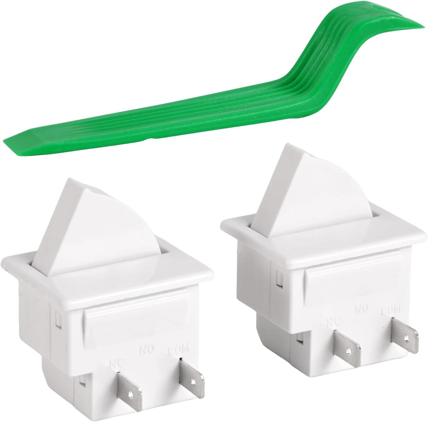 2 Pzas Interruptor Luz Puerta Refrigerador Comp GE