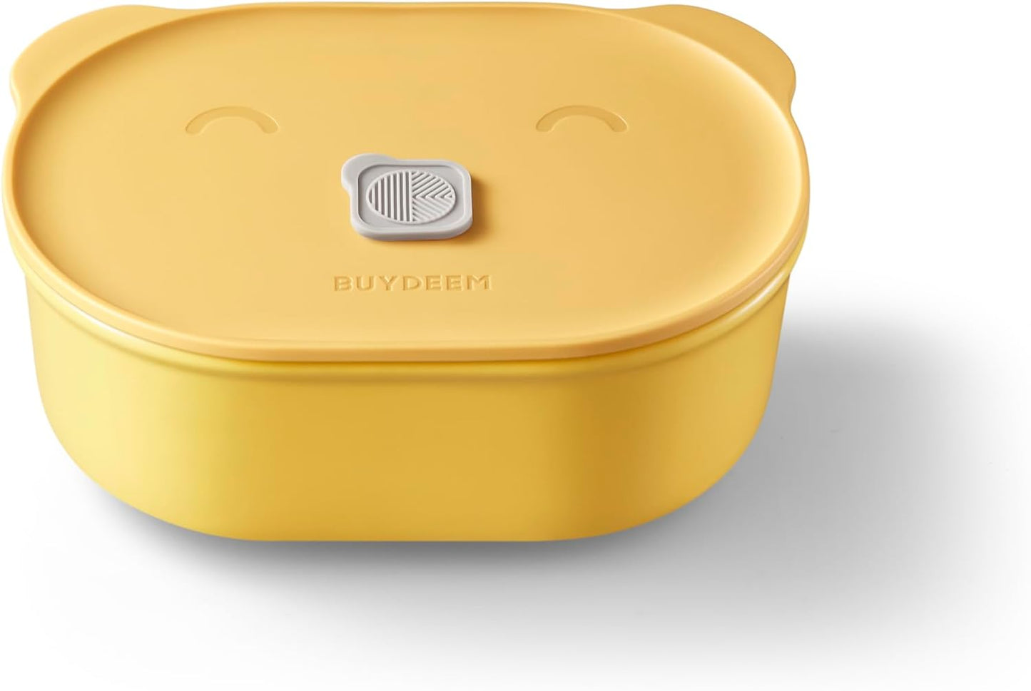 Vaporizador eléctrico de alimentos de 5.3 cuartos de galón con 2 recipientes de cerámica color amarillo