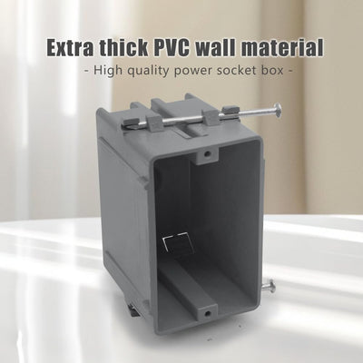 Caja salida eléctrica pared gris 18 pulg cubicas