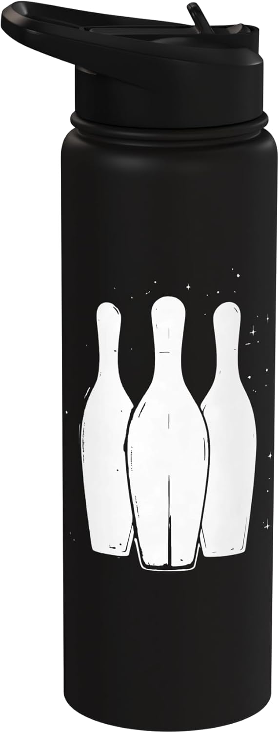 Botella de agua aislada de acero inoxidable para bolos