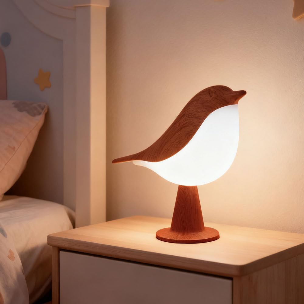 Lámpara mesa inalámbrica 3 temperaturas sensor táctil para niños