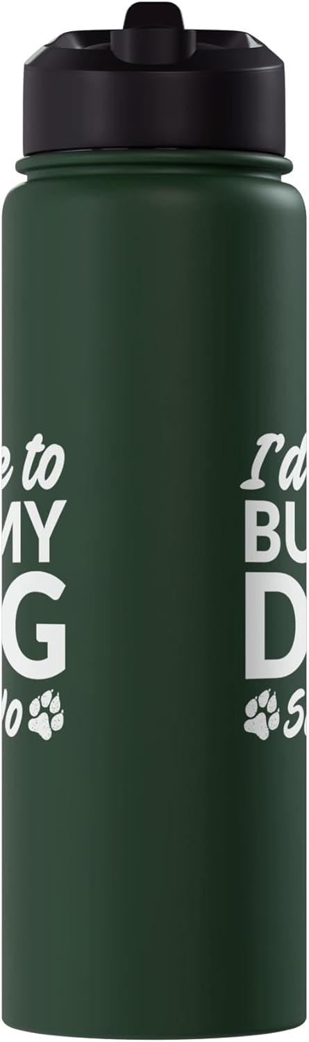 Botella de agua acero inoxidable con estilo sin BPA para dueños de perros
