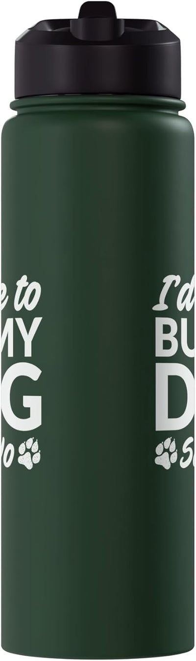 Botella de agua acero inoxidable con estilo sin BPA para dueños de perros