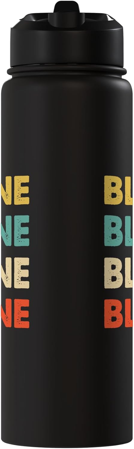 Botella agua acero inox aislada Blane