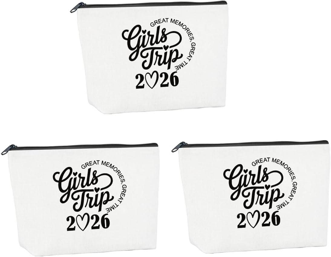 Bolsas maquillaje para viaje mujer 3 Pzas